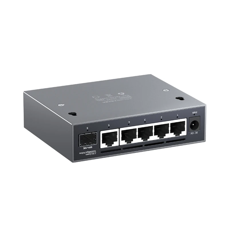 Imagem -05 - Xikestor 2.5g Simples l2 Gerenciado Portas 2.5g Rj45 e Porta 10g Sfp Mais Ethernet Suporte Vlan Agregação de Porta Fanless