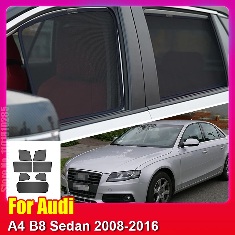 

Магнитный солнцезащитный козырек для Audi A4 B8 Sedan 2008-2016