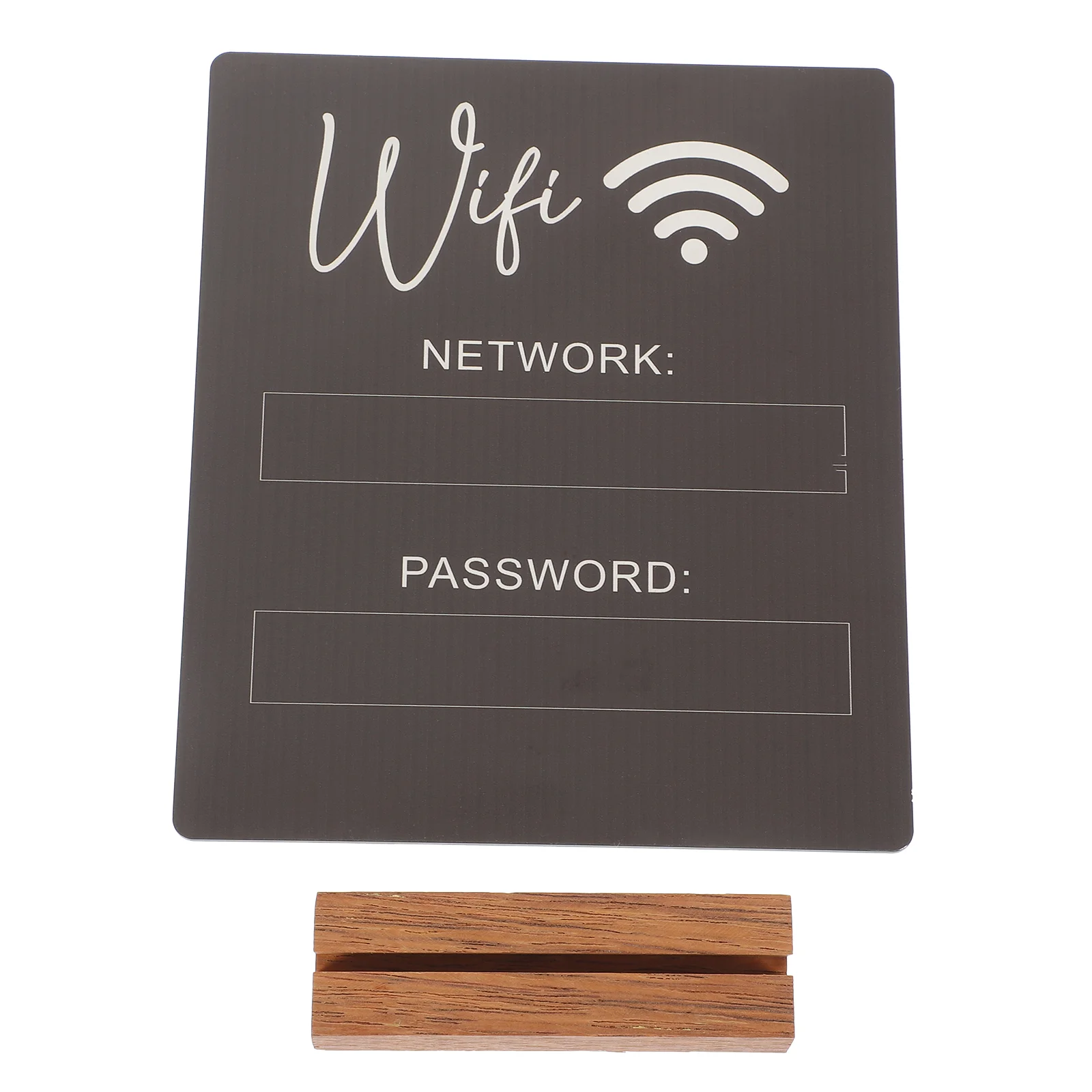 WiFi Acrílico Sign com senha Lembrete, WiFi Board