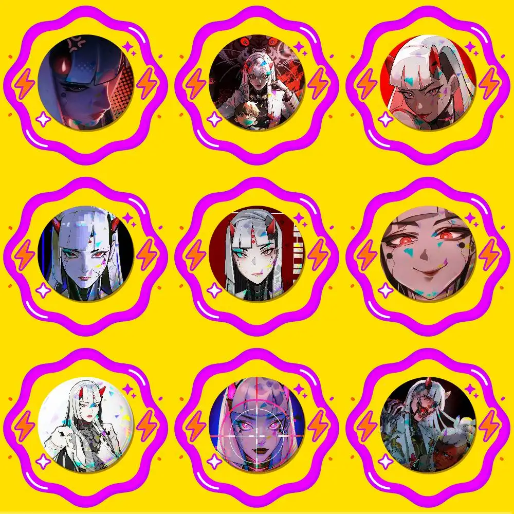 For Overwatch Shion Enamel Pin Badge Button Round Metal Brooch Jacket Ita Bag Pins Gift Custom