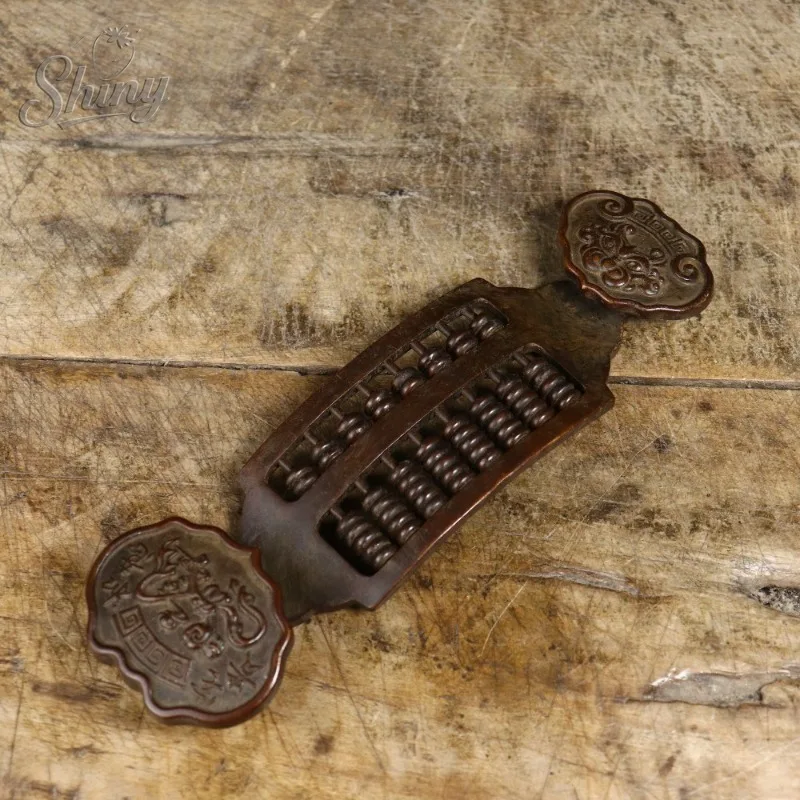 

Solid Copper Ruyi Abacus Ornament Home Decor Tabletop Piece Collectible