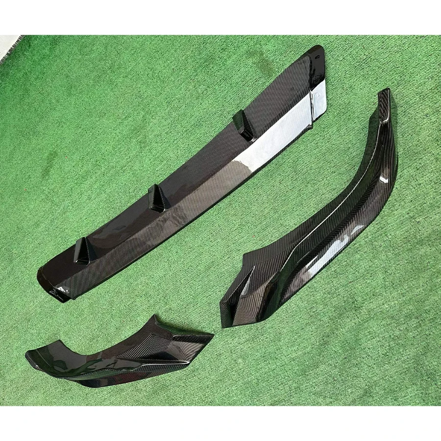 For BMW X7 G07 2023+ Carbon Fiber Car Front Bumper Diverter Spoiler Diffuser Front lip chin Shunt Car Accessories - view 5