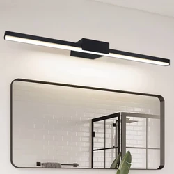 Led Wall Lamp Bathroom Vanity Light 40cm 55cm AC85 - 265V Indoor Modern Wall Sconces Mirror Wall Light Fixtures Black White