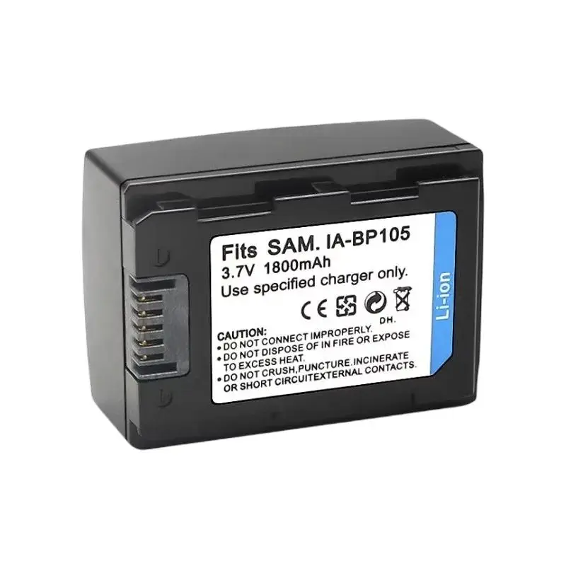 Camera IA-BP105R HMX-F80 F90 HMX-F800HMX-G304 Rechargeable Lithium Battery