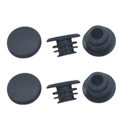 6pcs MTB Rubber Bike Handlebar Plugs Ends Bicycle Grip Bar Ends Accessories For Standard Bicycle Scooter Handlebars Components