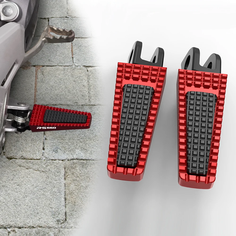 

Motorcycle Front or Rear Footrests Foot Pegs Pedal For Aprilia RS660/Extrema 2020 2021 2022 2023 2024 RS 660 Adjustable FootPegs