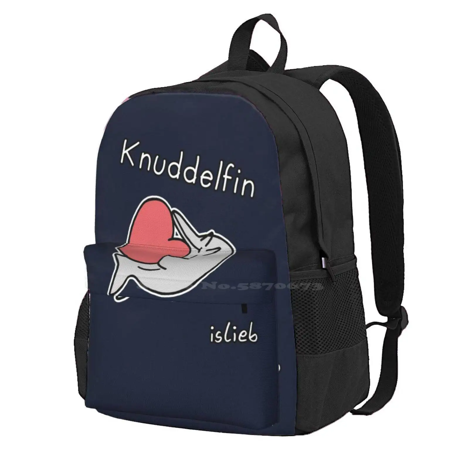 Cuddly Dolphin Hot Sale Schoolbag Backpack Fashion Bags Knuddelfin By Islieb