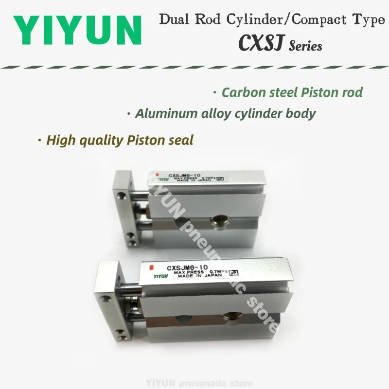 

CXSJM32-10 CXSJM32-20 CXSJM32-30 CXSJM32-40 CXSJM32-50 CXSJM32-75 CXSJM32-100 YIYUN Двойной цилиндр/компактный тип CXSJ CXSJM