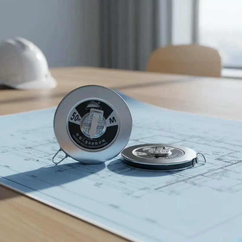 Heavy Duty Measure Round Disc Measuring Tape Stainless Steel Handheld Ruler For Construction Engineering Survey 20/30/50m