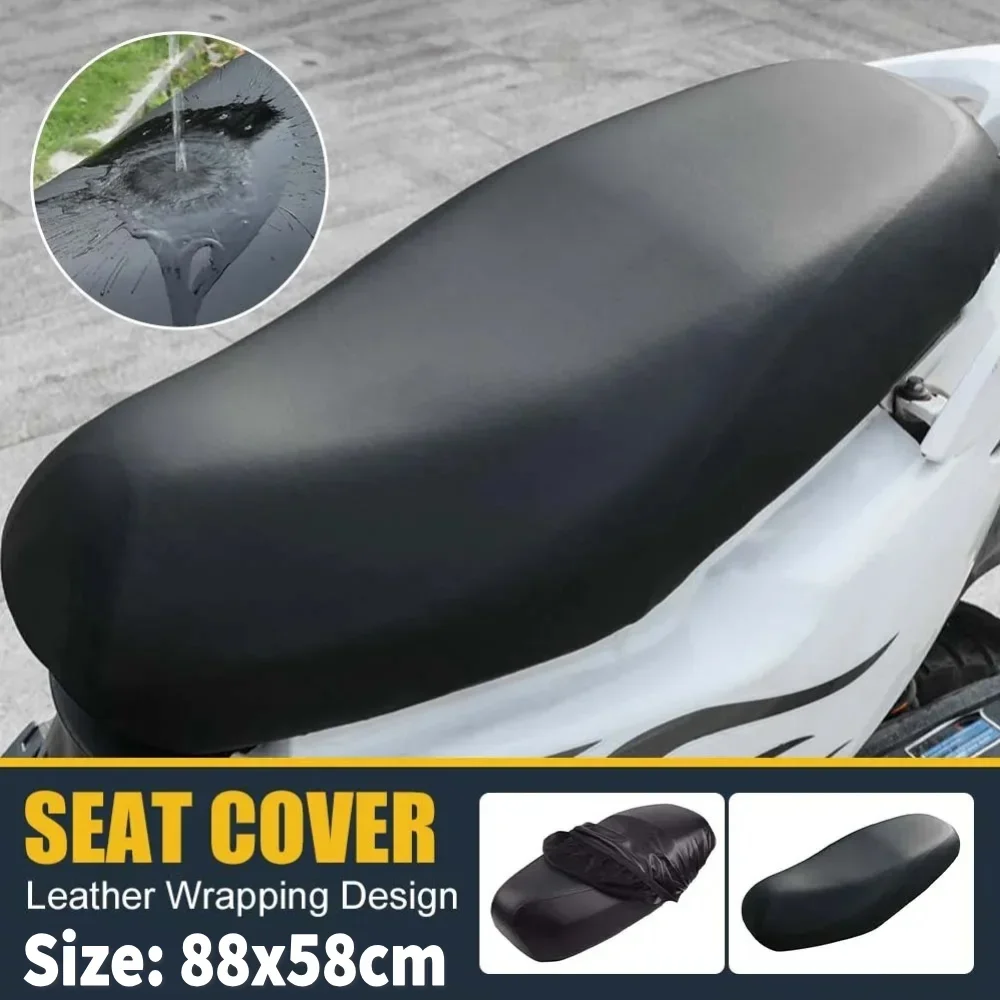 

Motorcycle Rain Seat Cover Sunscreen Motorcycle Seat Cover Rainproof Motorbike Scooter Cushion Seat Cover Motorcycle Accessories