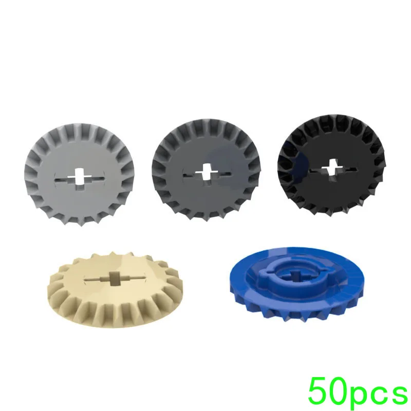 50PCS High-Tech Assemble Particle 32198 20 Tooth Gear Building Blocks Kit Replaceable Part Toys For Children Gifts