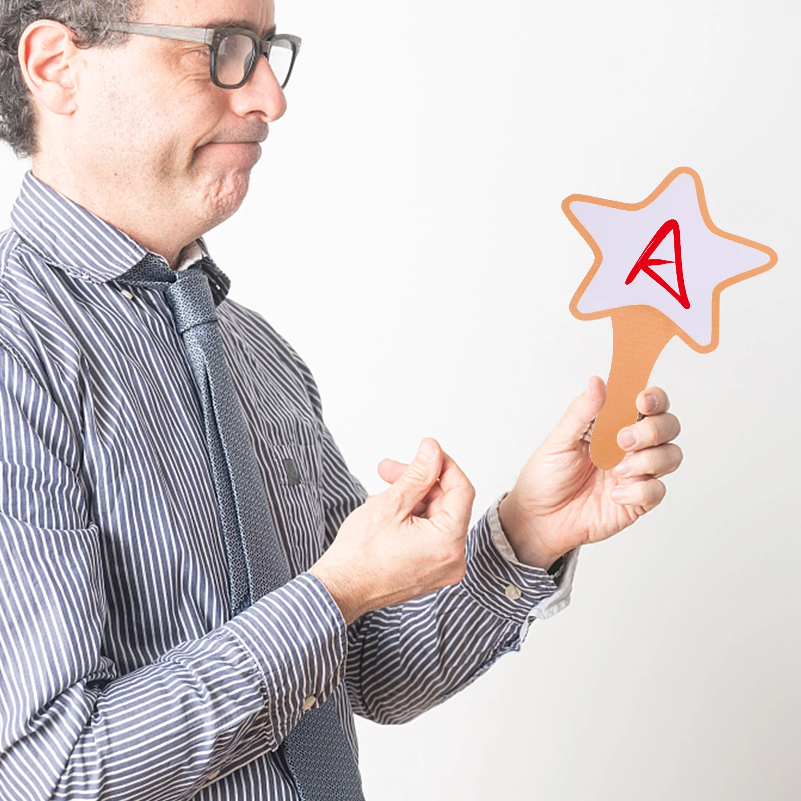 2 قطعة مجاذيف مسح جاف فارغة رغوة السبورة البيضاء للتصويت على لوحات التسجيل القضاة البسيطة المحمولة قابلة لإعادة الاستخدام مزادات لوحة النتائج #1