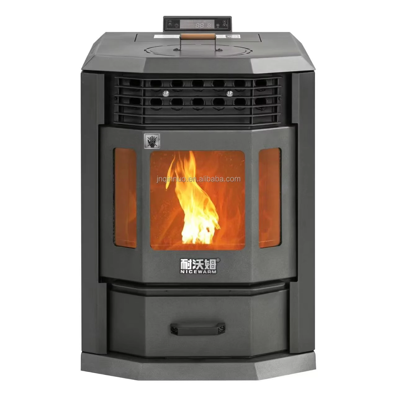 Fast Delivery Freestanding Pellet Stove Eco-Friendly Durable Lightweight Bathroom Use 68KW 65kg Factory Direct Price Easy