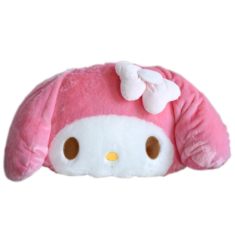 Sanrio My Melody Plush ของเล่น My Melody Headrest Hug หมอนสบายเบาะรถ Melody Plushies โซฟาหมอนตกแต่ง