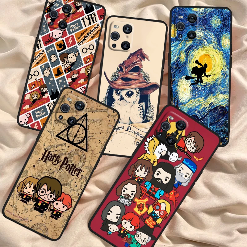 

Anime Boy Cartoon Wand Cool For OPPO Find X6 X5 X3 A54S A5 A94 A16 A53S A57 A74 A72 A98 A78 A96 A9 5G Black Soft Phone Case