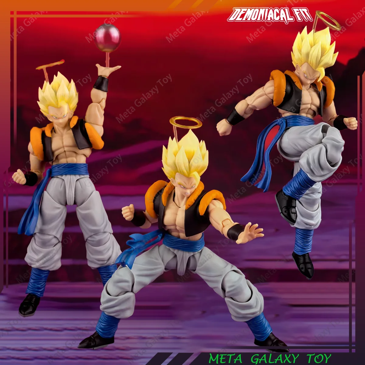 

Demoniacal Fit Gogeta 3.0 Body Dragon Ball Z Action Figure DBZ SHF Gogeta Super Saiyan Figurine Anime Figures Model Toy Gift