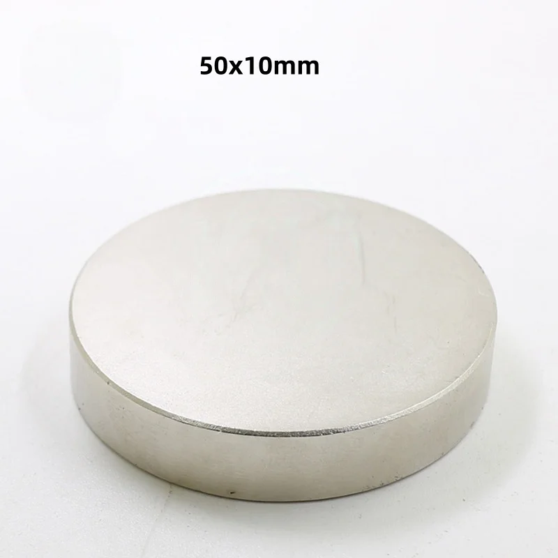 50x10 mm Super Powerful Strong Magnetic 50mmx10mm Permanent Neodymium Magnets 50x10mm Big Round Magnet 50*10 mm