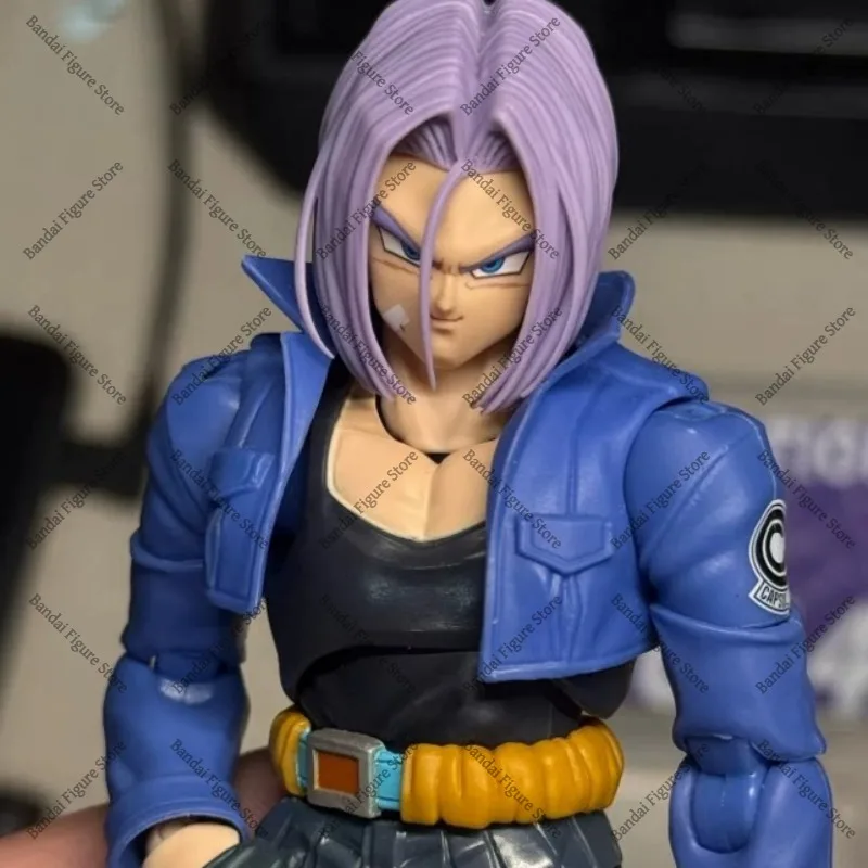 In Stock SHF Dragon Ball Trunks Head Sculpt Set AIR013 AIR014 AIR015 Replacement Head Accessories for Action Figure Model view 6