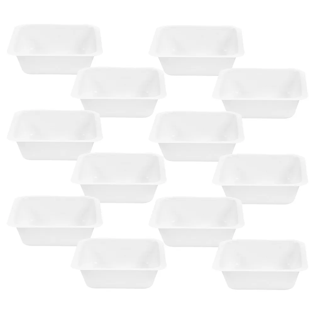 12Pcs Plastic Weighing Boats Lightweight Anti-Static Weighing Trays for Scientific Lab Experiments Kitchen Cooking Accurate