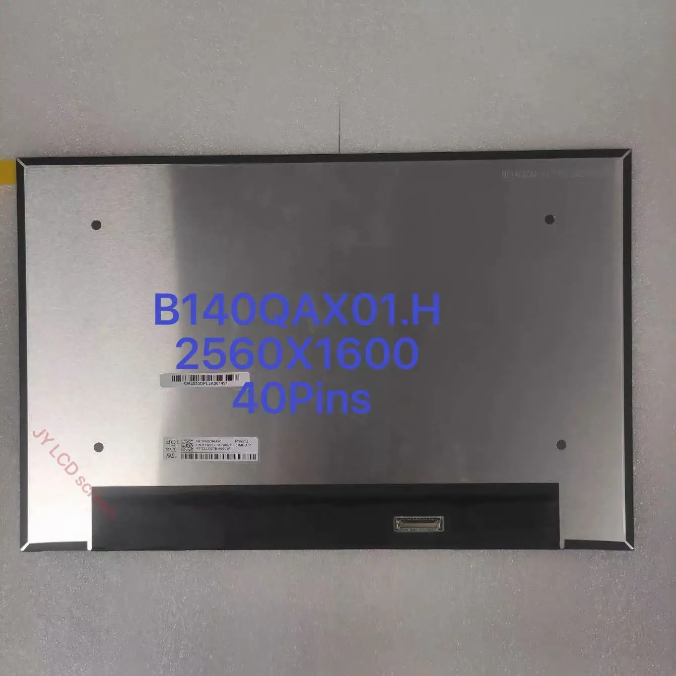 B140QAX01.H NE140QDM-K61 LP140WQA-SPB1 2560X1600 40 Pins 14.0