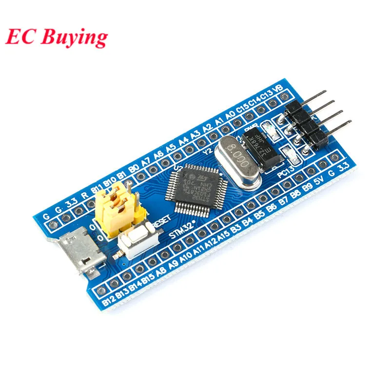 2 szt./1 szt. STM32F103C8T6 ARM Cortex-M3 STM32F103 STM32 F103C8T6 Układ scalony z interfejsem Type-C Minimalny moduł płytki rozwojowej systemu rdzeniowego — zdjęcie 3