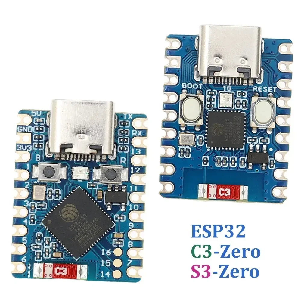 

ESP32-S3-Zero ESP32-C3-Zero Mini Development Board WiFi Bluetooth Ultra-small Size ESP32 C3 S3 ESP 32