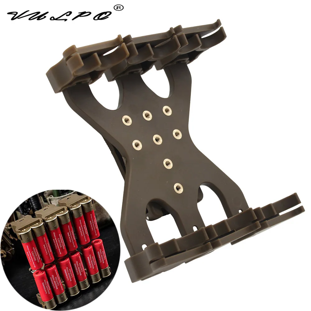 VULPO Tactical 12GA Shells 4/8/12 Rounds Shotgun Shell Holder Adjustable Shotgun Mag Ammo Pouch Hunting Accessories