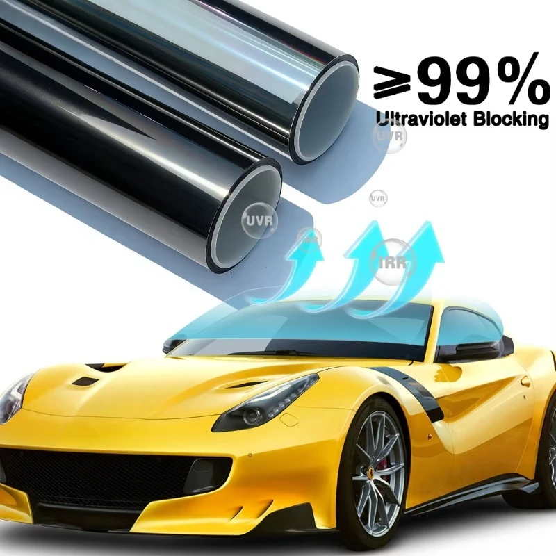 20% 35% 50% 70% 75%VLT Ultra HD Nano Ceramic Window Film Solar Control Car Tinting No Interference Film 1.52*30M