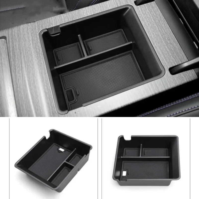 For Geely Preface L 2024 LHD Storage Box Holder Accessories Car Armrest Box Center Console Organizer Tray