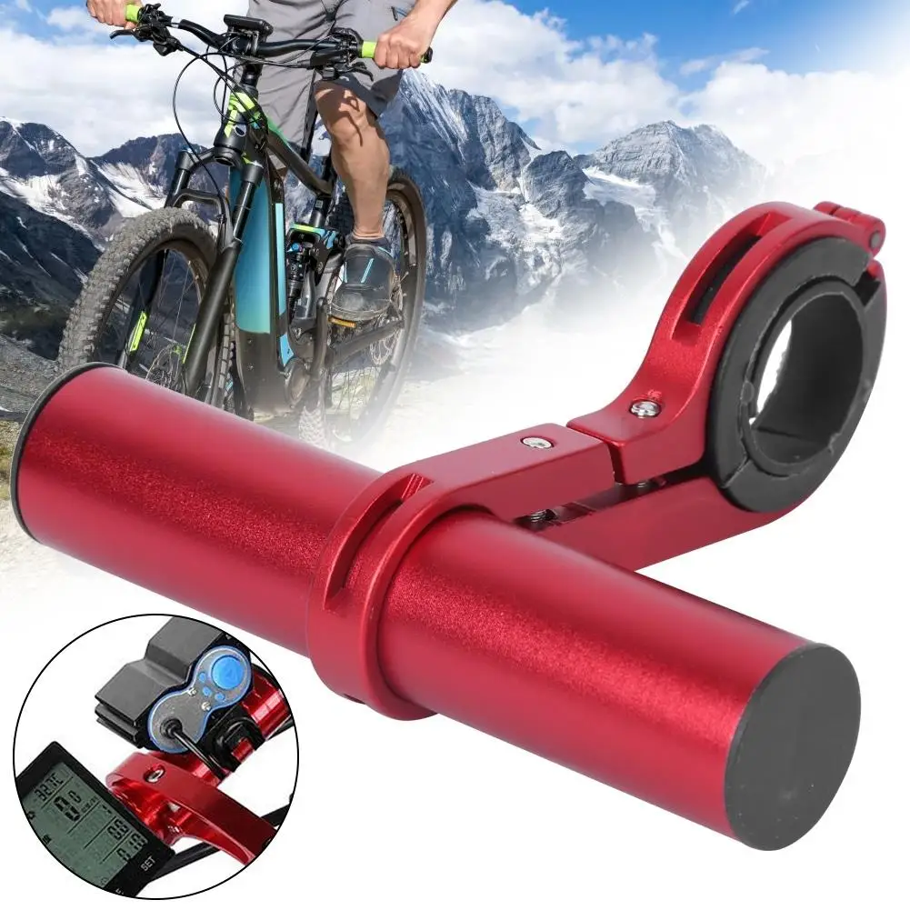 Bike Handlebar Extender Mount Holder for Headlight Flashlight - Cycling Accessory for MTB Road Bike