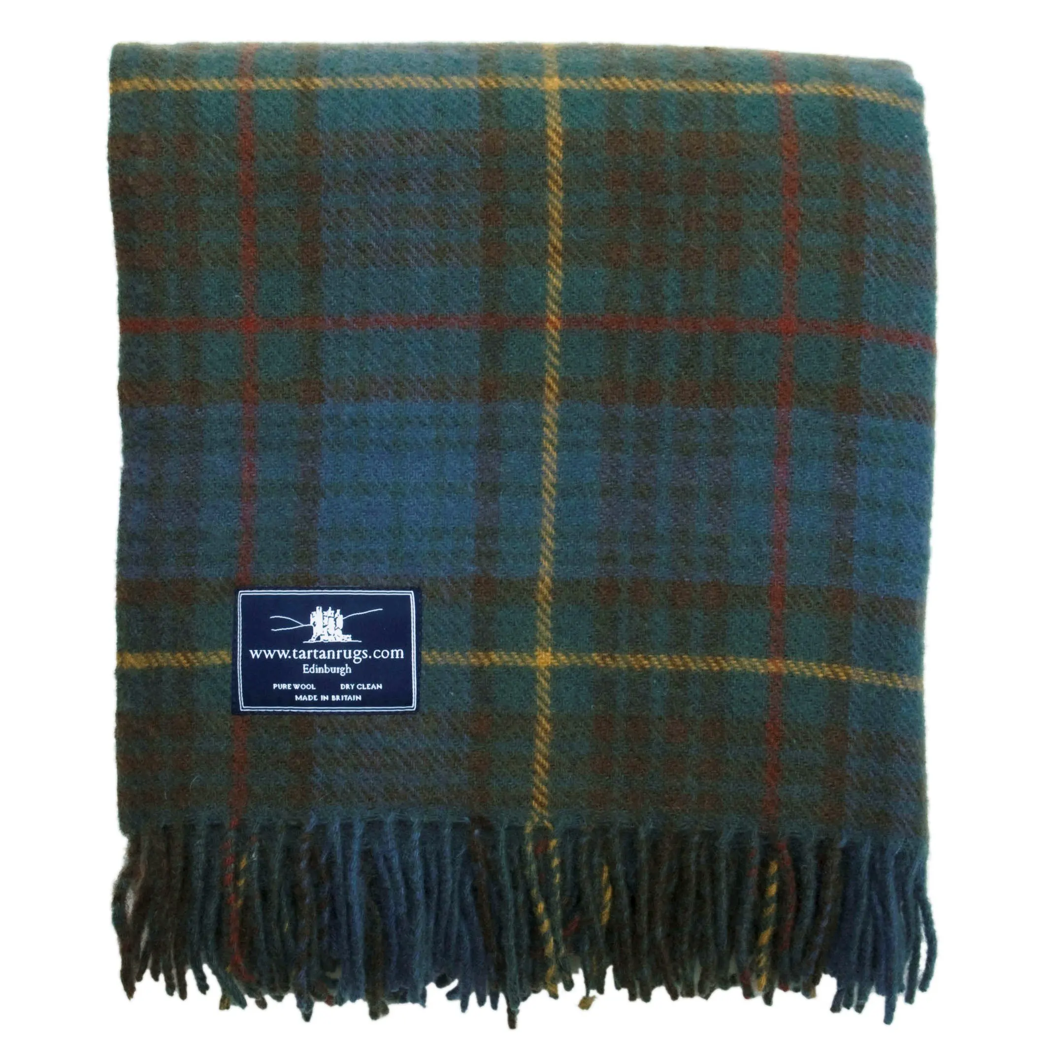 Antique Hunting Stewart Tartan Premium Wool Throw