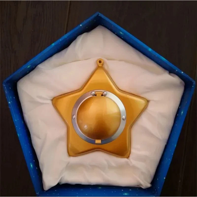 CyAnime Sailor Moon Manga Resin Moonlight Memory Pentagram Star Locket Starlit Sky Music Box Cosplay Prop For Fans Collection Gi