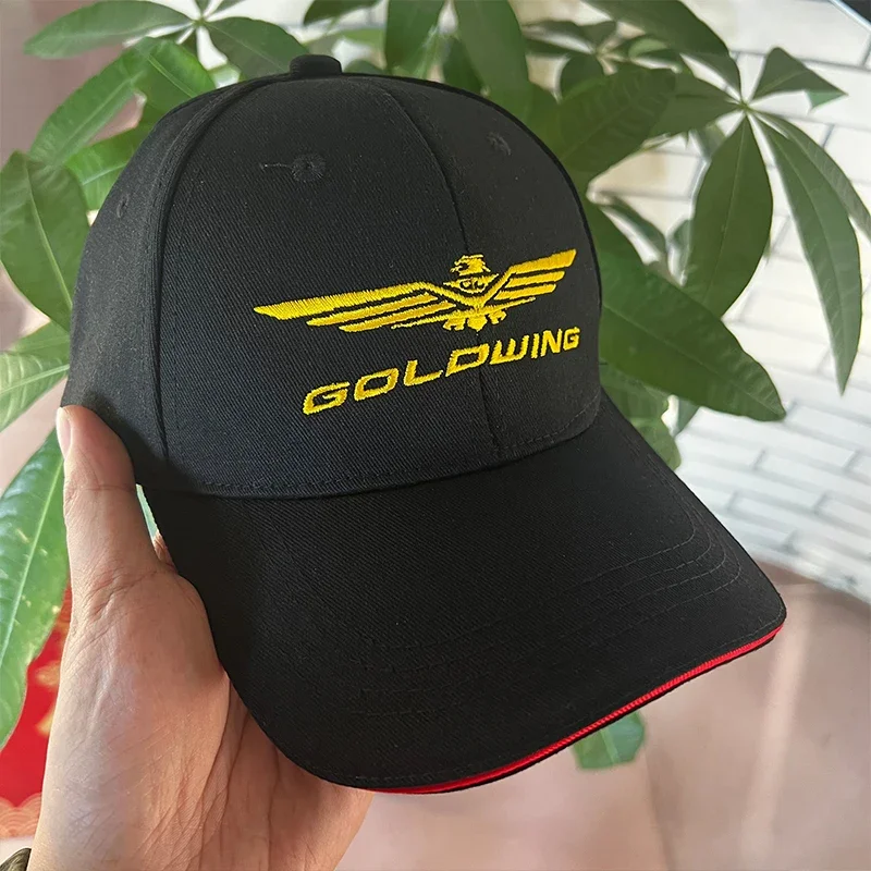 For Honda Gold Wing 1800 1500 1200 Goldwing 1800 GL Embroidery Baseball Cap Spring Summer Outdoor Sun Hat Cotton Adjustable Cap