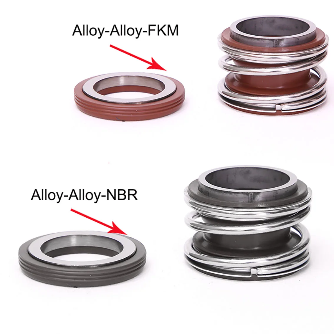 1Pcs MG1/109 Series Fit Alloy-Alloy 18 19 20 22 24 25 30-70mm Mechanical Shaft Seal Single Spring For Water Pump