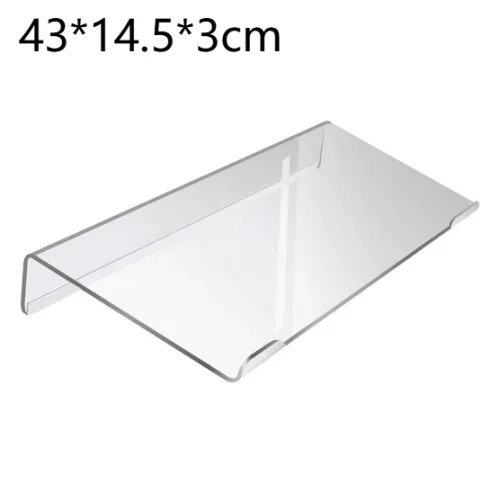 Ergonomic Keyboard Acrylic Tray For Office Use Ergonomic Tilt Design Acrylic Construction Space-saving Solution