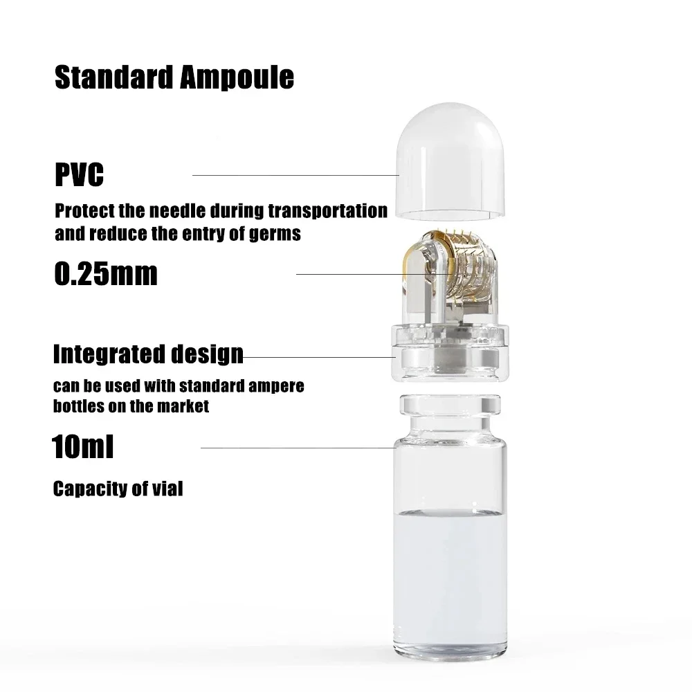 Hydra Roller 64 P-ins Micro titanium need tips Derma skin care tool