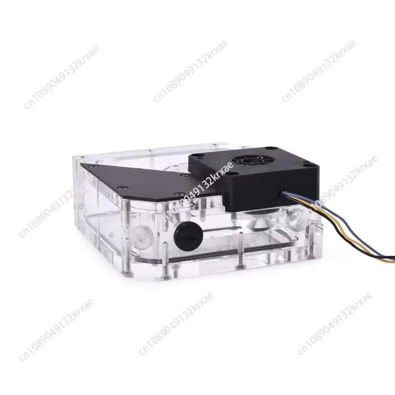 High Quality 120mm Square Water Tank Compatible with DDC/D5 Pump Box Integrated Type