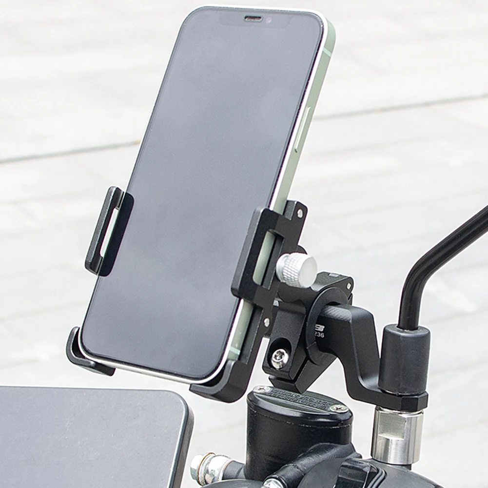 

GUB MD236 Phone Holder Handlebar Stand Rearview Mirror Mount Extender Bracket Easy Installation for Motorcycle Electric Bicycle