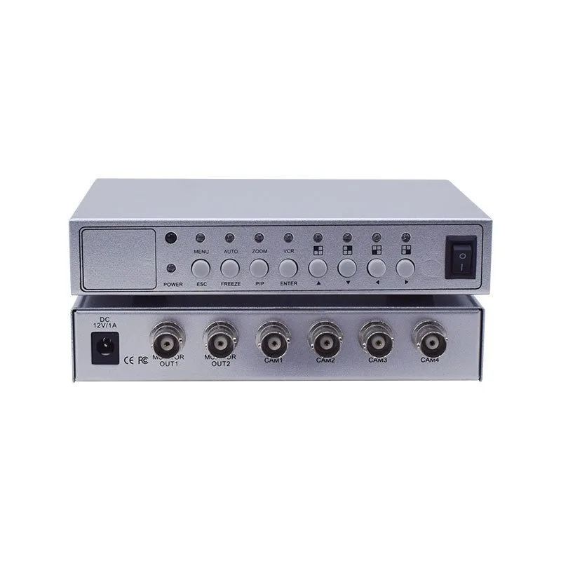 Desktop rack-mounted color high-resolution video splitter with loop pass