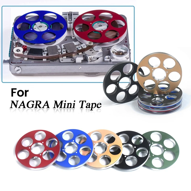 Empty Tape Reel 6 Hole Empty Takeup Reel Audio Tape Empty Nab Hub For Nagra SN SNST Series Recorders Accessories