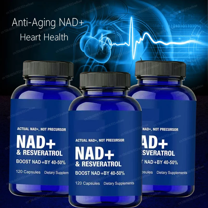 

NAD Supplements Anti-Aging and Antioxidant Cell Booster NAD+ Supports Natural Energy Heart Care