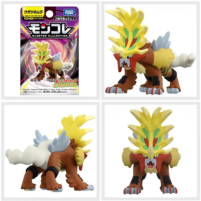 Genuine Takara Tomy Pokemon Figure Terapagos Flutter Mane Raging Bolt Maushold Lapras Meowscarada MS Series Collection Model Toy