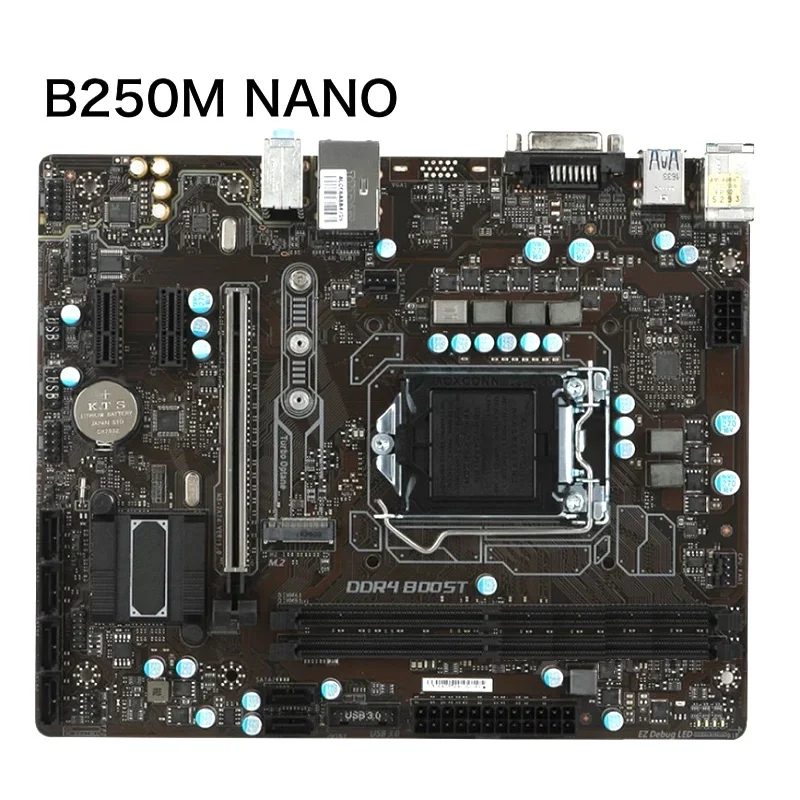 

Для MSI B250M NANO настольная материнская плата LGA 1151, материнская плата DDR4 ATX, 100% протестировано, ОК, полностью работает, бесплатная доставка