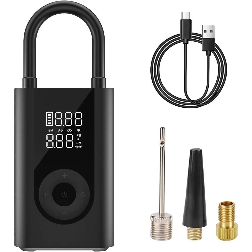 

Portable Air Pump for Inflatables,Tire Inflator Portable Air Compressor with Digital Pressure Gauge,Tire Inflator 150psi for car