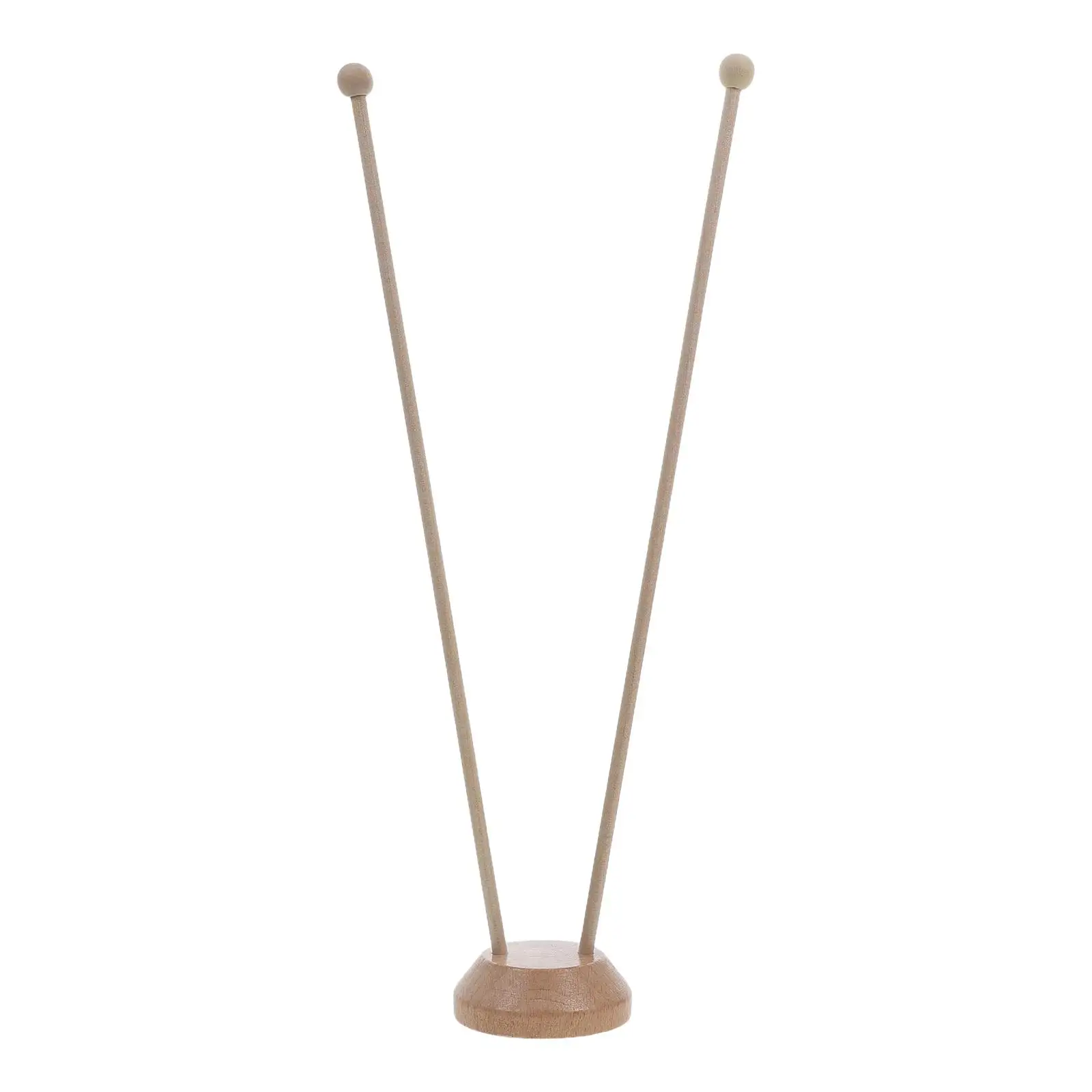 Desk Table Runner Base Flag Holder Mini Indoor Stand Wood Pole Wear Resistant Support Tabletop Home Office Meeting Display