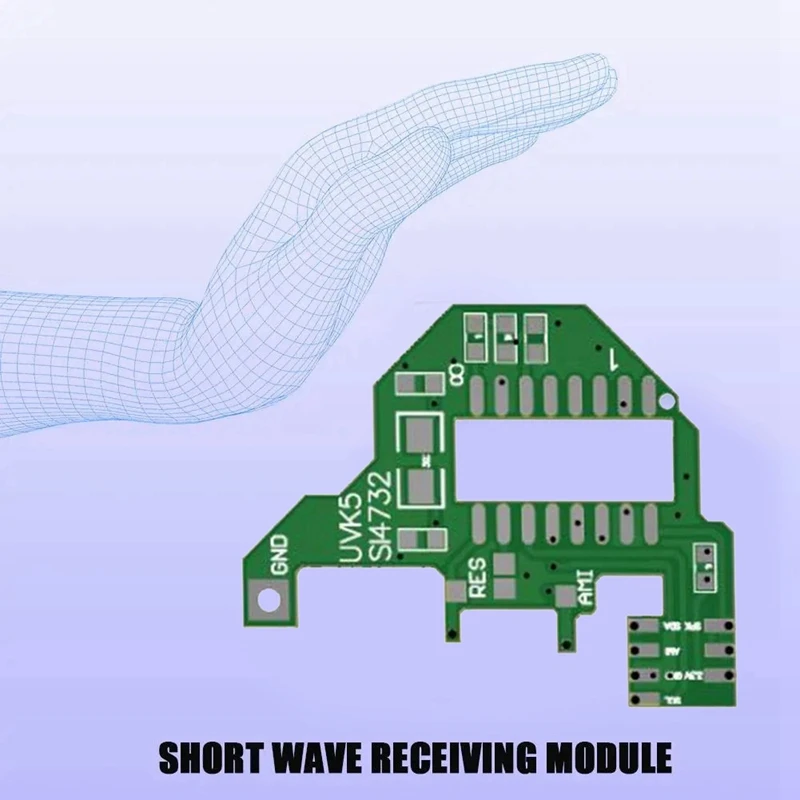 SI4732 Module+2M Chip+2Xdonut Antenna Shortwave Modification Module V2 FPC Version For Quansheng UV-K5 UV-K6