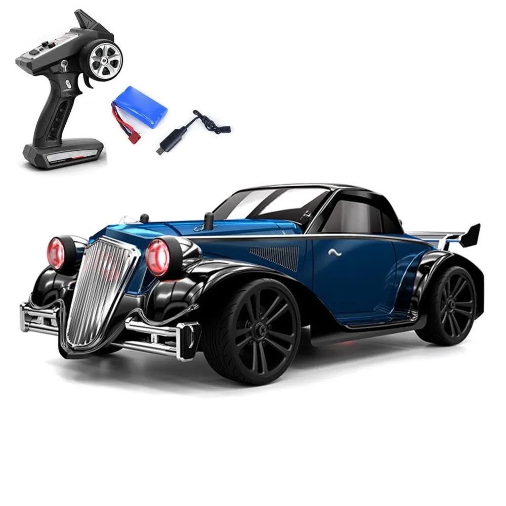 

SCY 16302 1/16 AWD RC Drift Vehicle Remote Control Model Vintage Car Flowing Water Light 180MM Wheelbase Electric Toy RTR