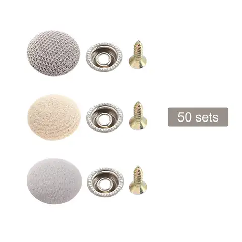 50x Car Roof Repair Button Interior Ceiling Cloth Fixing Screw Cap Roof Repair Buckle Easy Installation Headliner Repair for SUV
