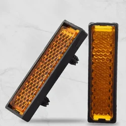 4/10 Pcs/Set Bicycle Pedal Reflector Press On Bike Cycling Night Warning Reflect Light Reflector Waterproof Rainproof Decorating