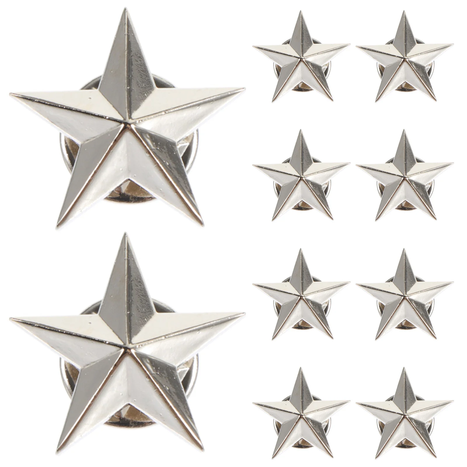 12 قطعة دبوس ستار موضة ستار تصنيف شارات بلينغ شارات الزخرفية ل ثوب معطف قبعة هدية عيد الاستقلال